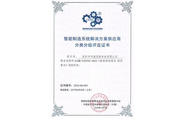 智能制造系統(tǒng)解決方案供應商(第二批)